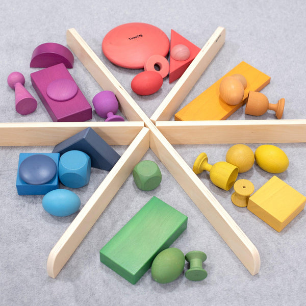 TickiT Wooden Discovery Dividers 4
