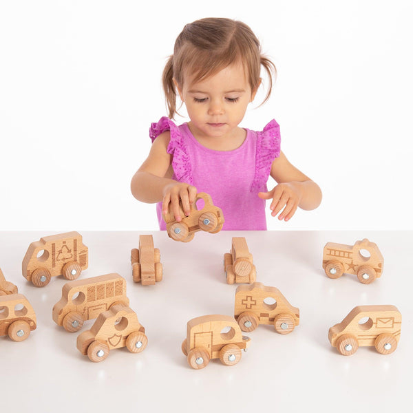 TickiT Natural Wooden Adventure Vehicles 3