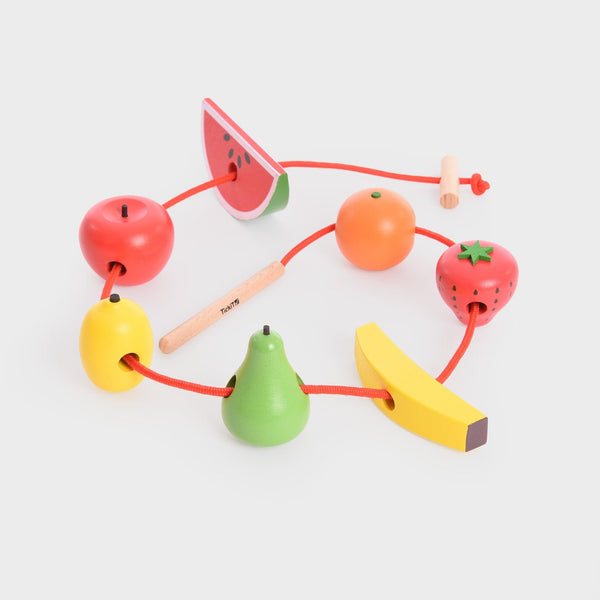 Wooden Lacing Fruits - TickiT