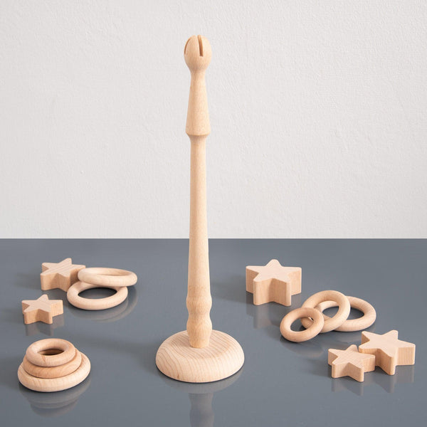 TickiT Beechwood Ring Stand 3