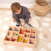 TickiT Wooden Sorting Tray - 14 way 4