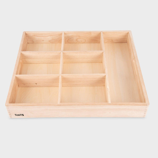TickiT Wooden Sorting Tray - 7 way 6
