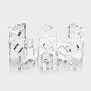 TickiT Clear Crystal Block Set 1